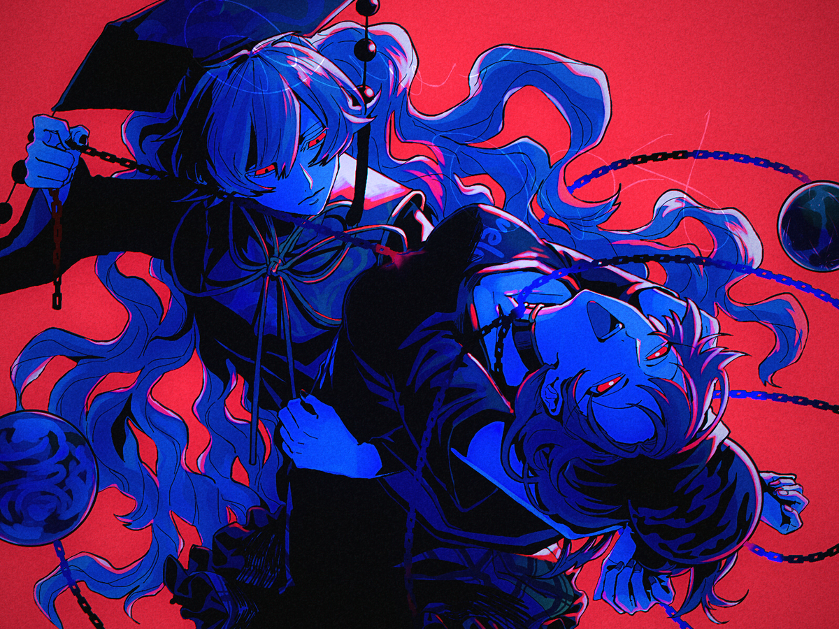 This is a pixiv picture whose title is 地獄の門の開き方.