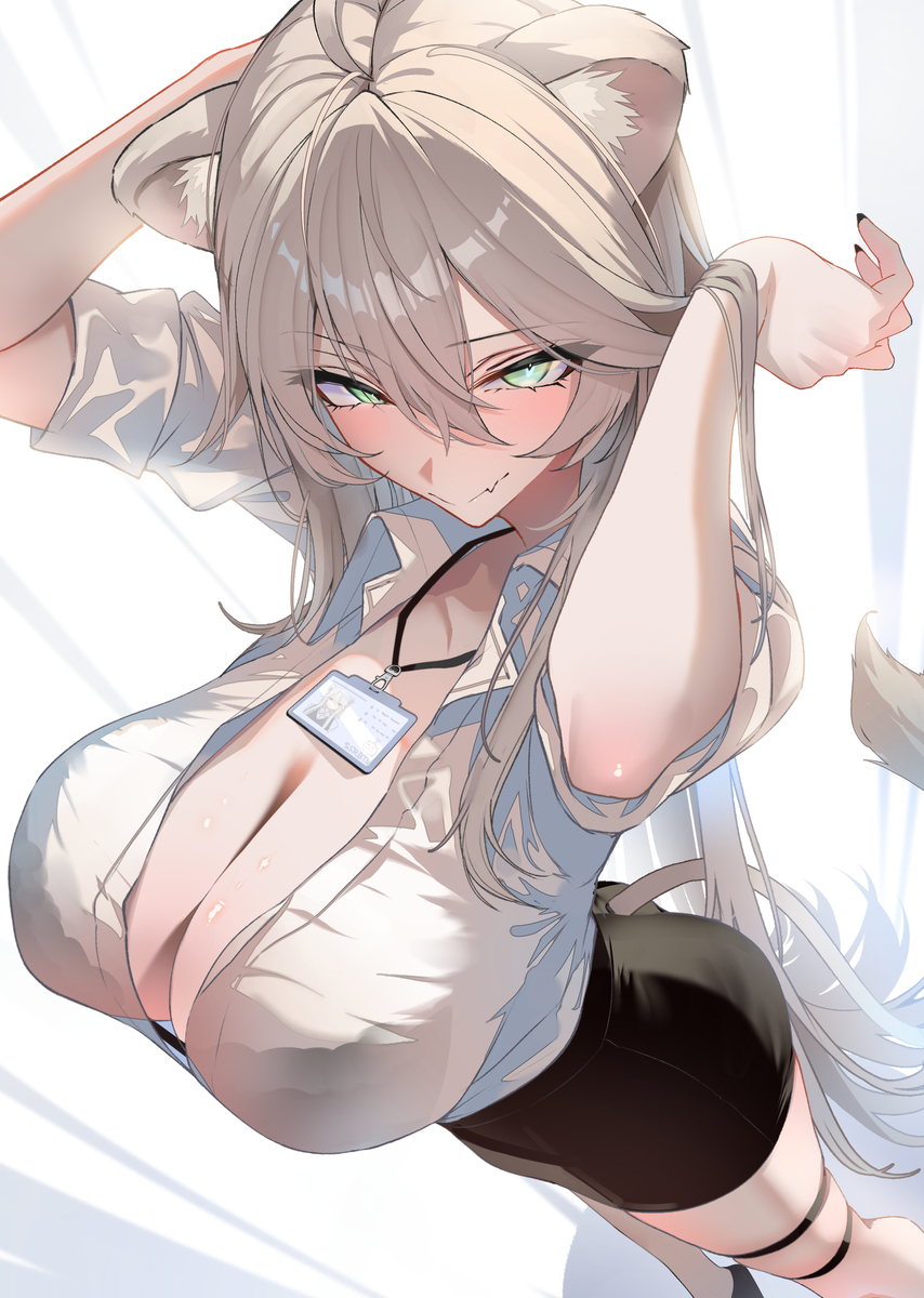 This is a pixiv picture whose title is OLししろん.