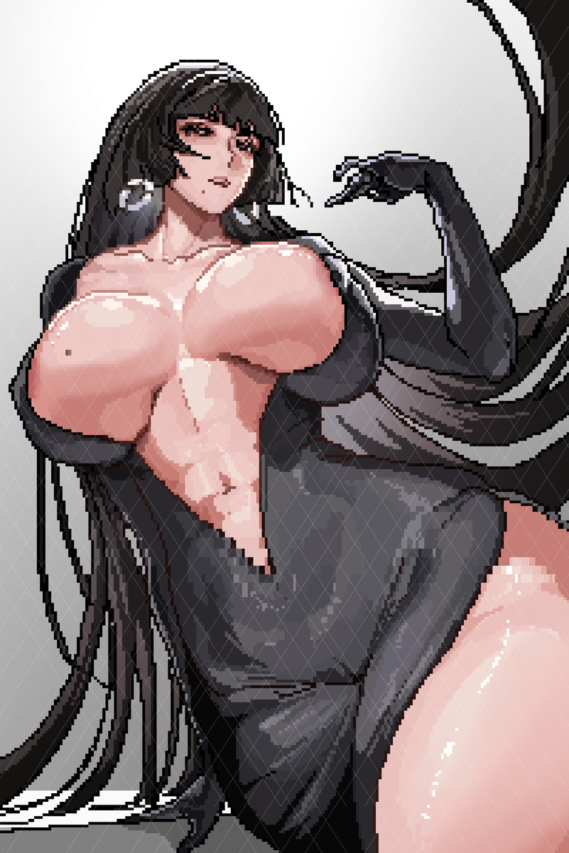 This is a pixiv picture whose title is BLACK.
