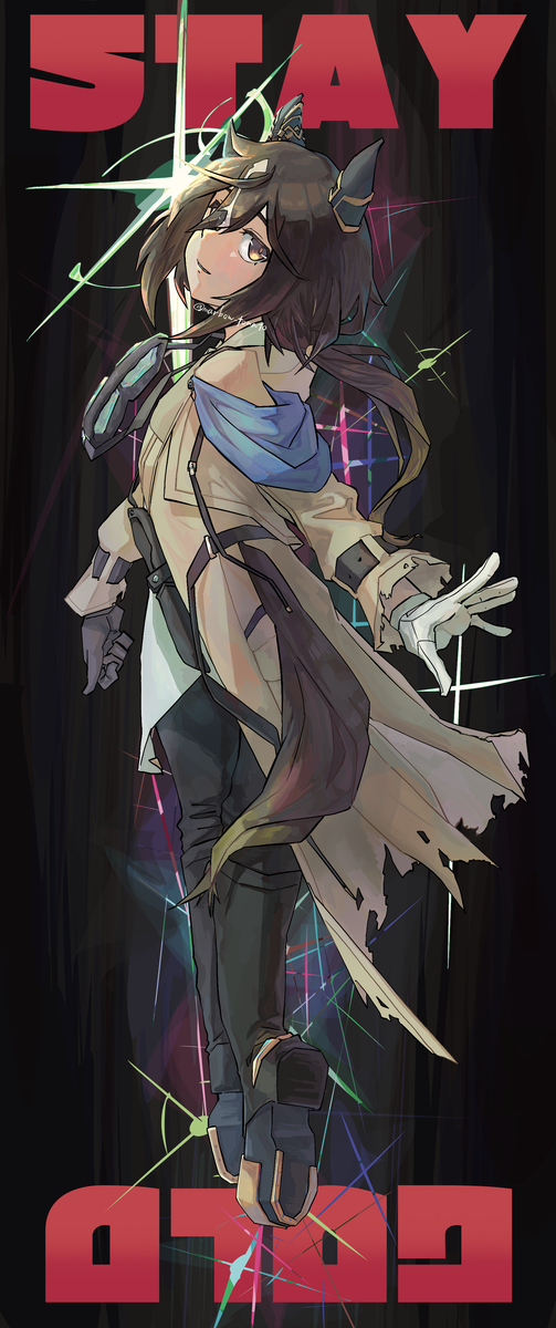 This is a pixiv picture whose title is ステイゴールド.
