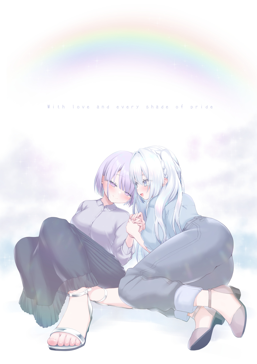 This is a pixiv picture whose title is この世界に七色を添えて.