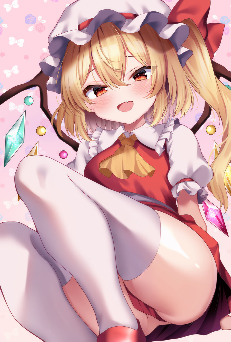 This is a pixiv picture whose title is ギリギリ見せてくれないフランちゃん&FANBOX更新のお知らせ.