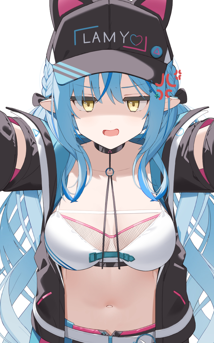 This is a pixiv picture whose title is 雪民さんを詰めるラミィちゃん.