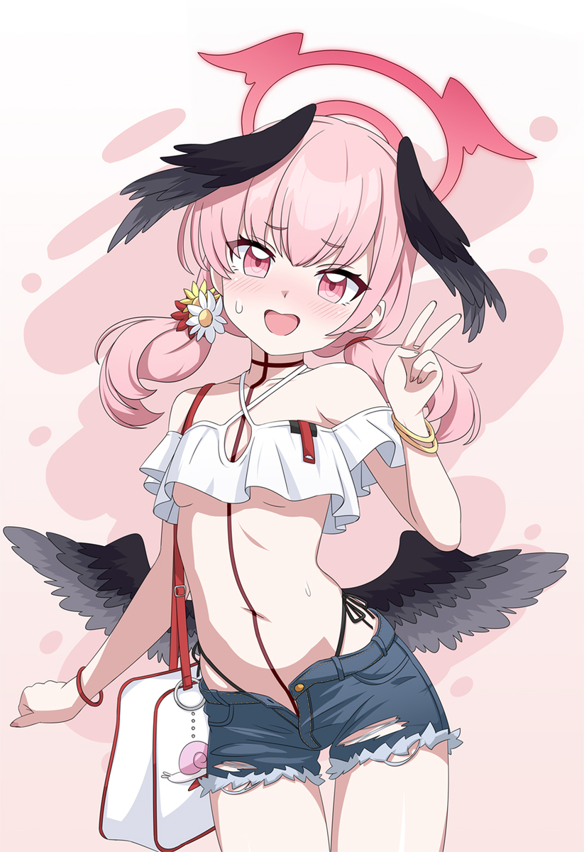 This is a pixiv picture whose title is ピザハット コハル.