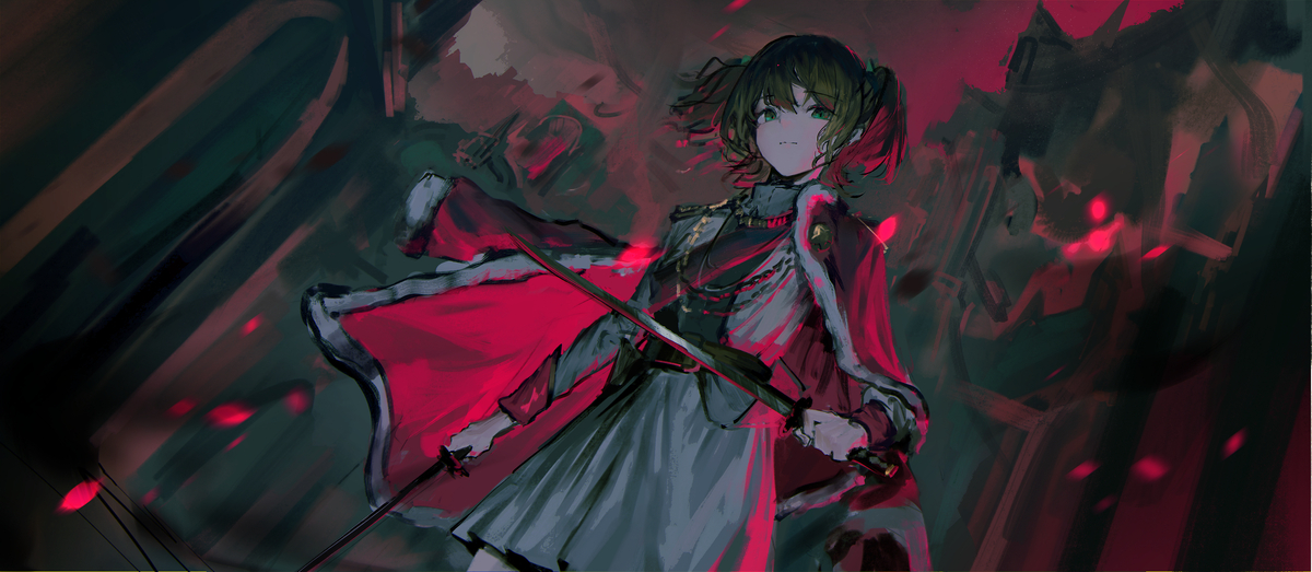 This is a pixiv picture whose title is 好像喝了很烈的酒.