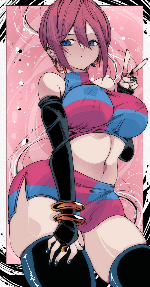 This is a pixiv picture whose title is DragonBall【Android21/ショートヘア✌️】.