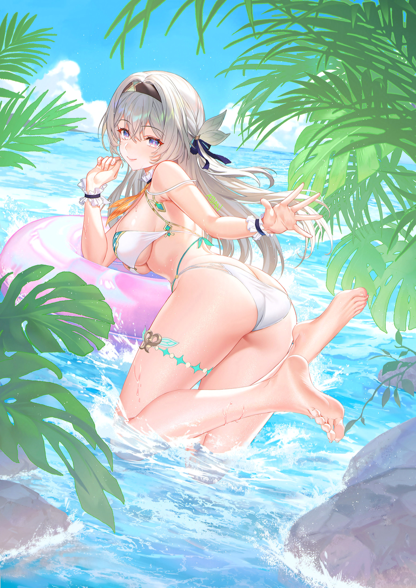 This is a pixiv picture whose title is Summer Play.