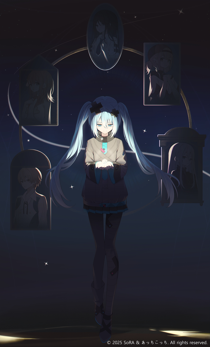 This is a pixiv picture whose title is 初音ミク.