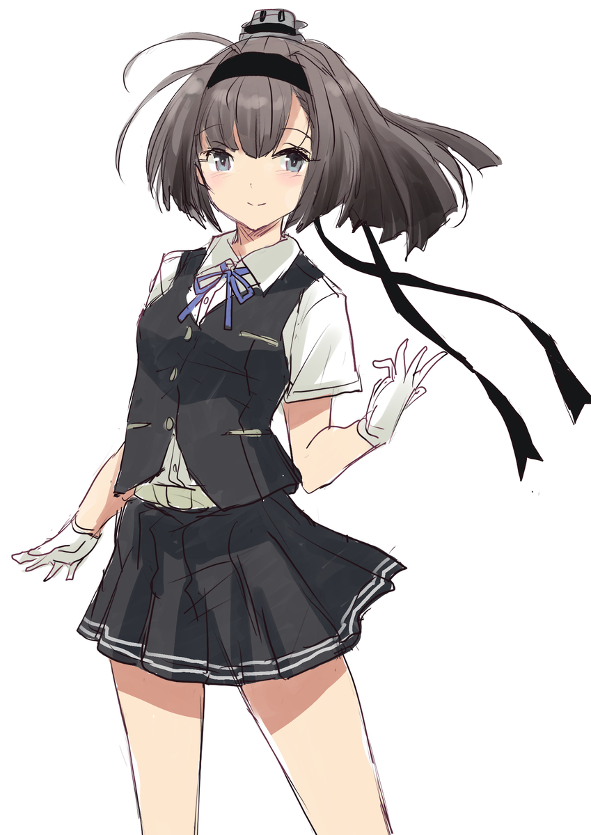 This is a pixiv picture whose title is 陽炎型秋月ちゃん.