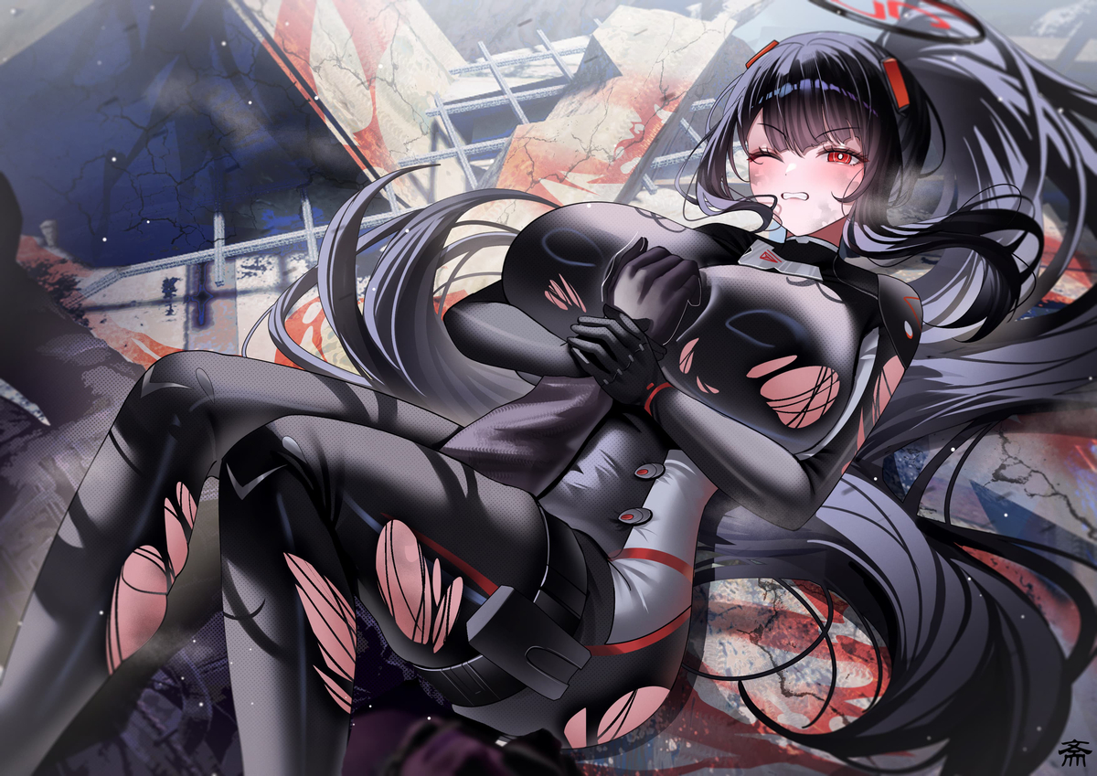 This is a pixiv picture whose title is 調月リオ.
