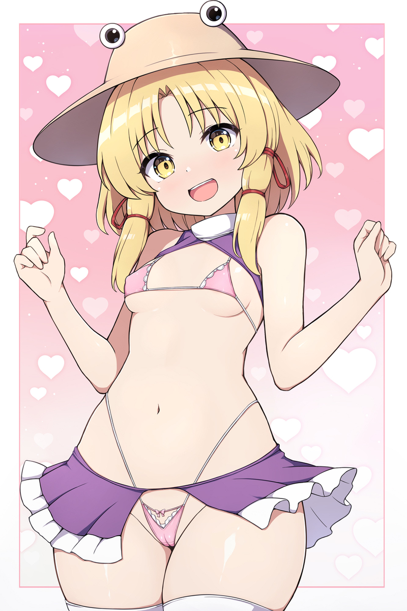 This is a pixiv picture whose title is エロ衣装諏訪子.