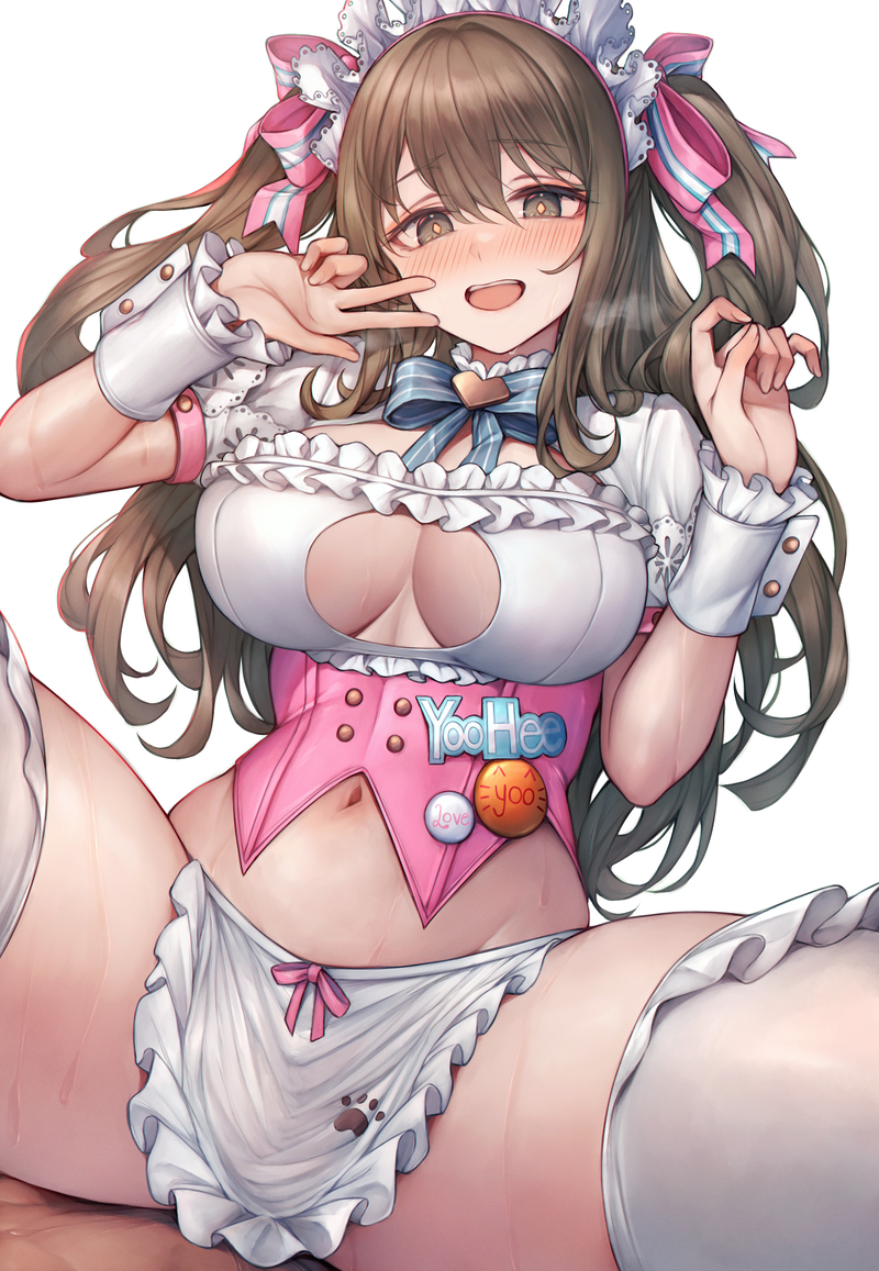 This is a pixiv picture whose title is Yoohee♡.