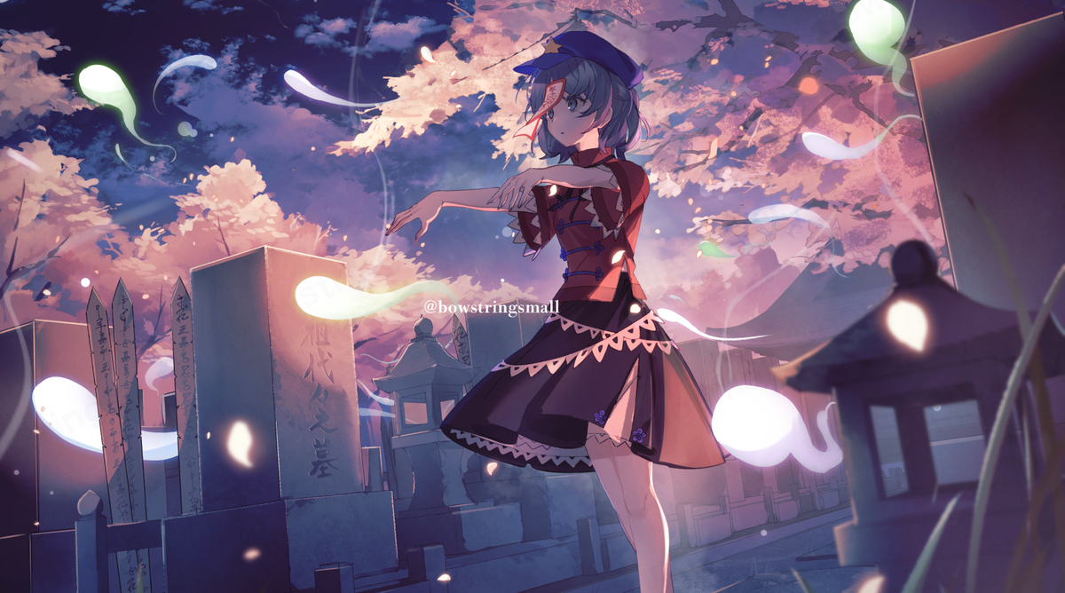 This is a pixiv picture whose title is 神霊と芳香.