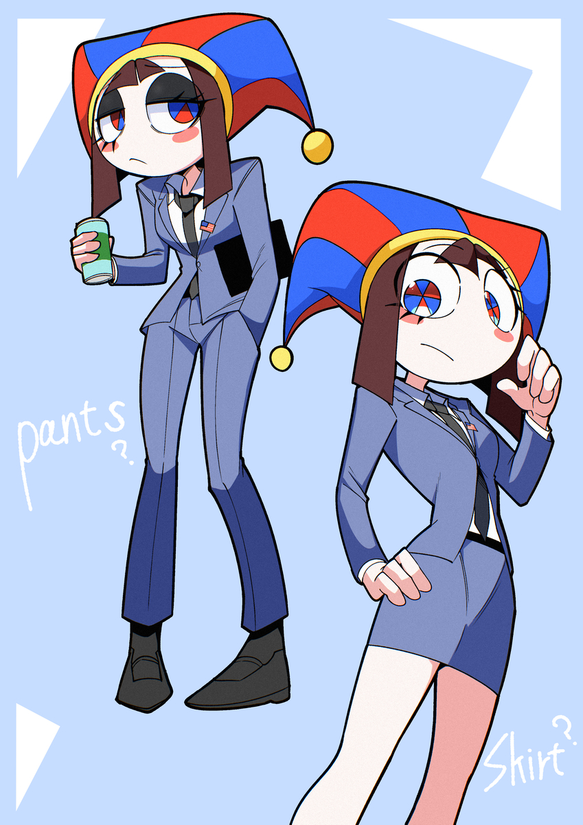 This is a pixiv picture whose title is どっちなんだい.