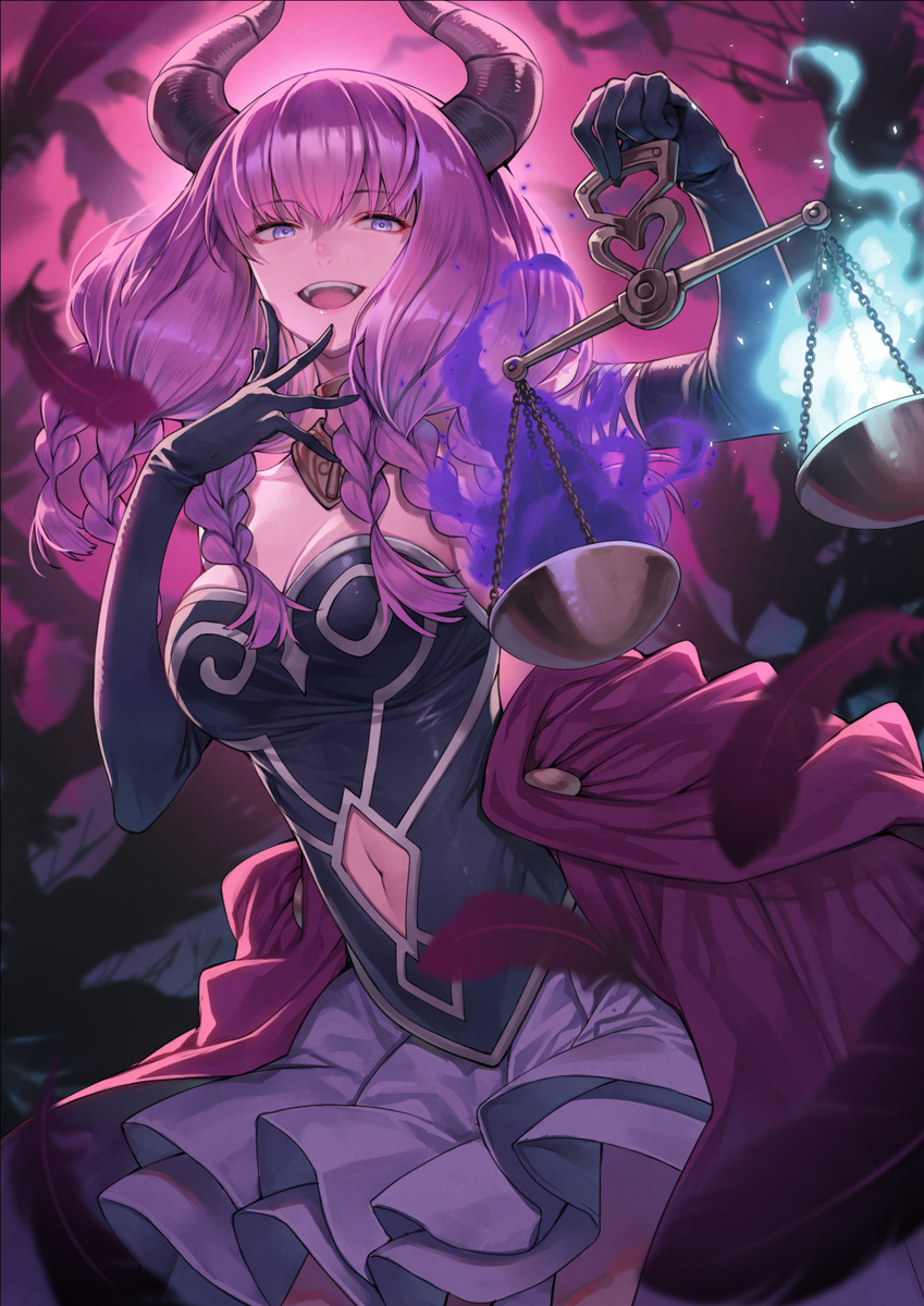 This is a pixiv picture whose title is 断頭台のアウラ.