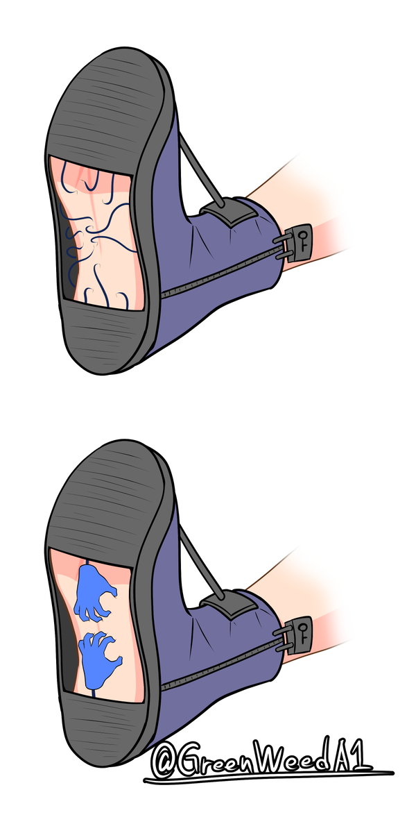 This is a pixiv picture whose title is お試しくすぐり靴.