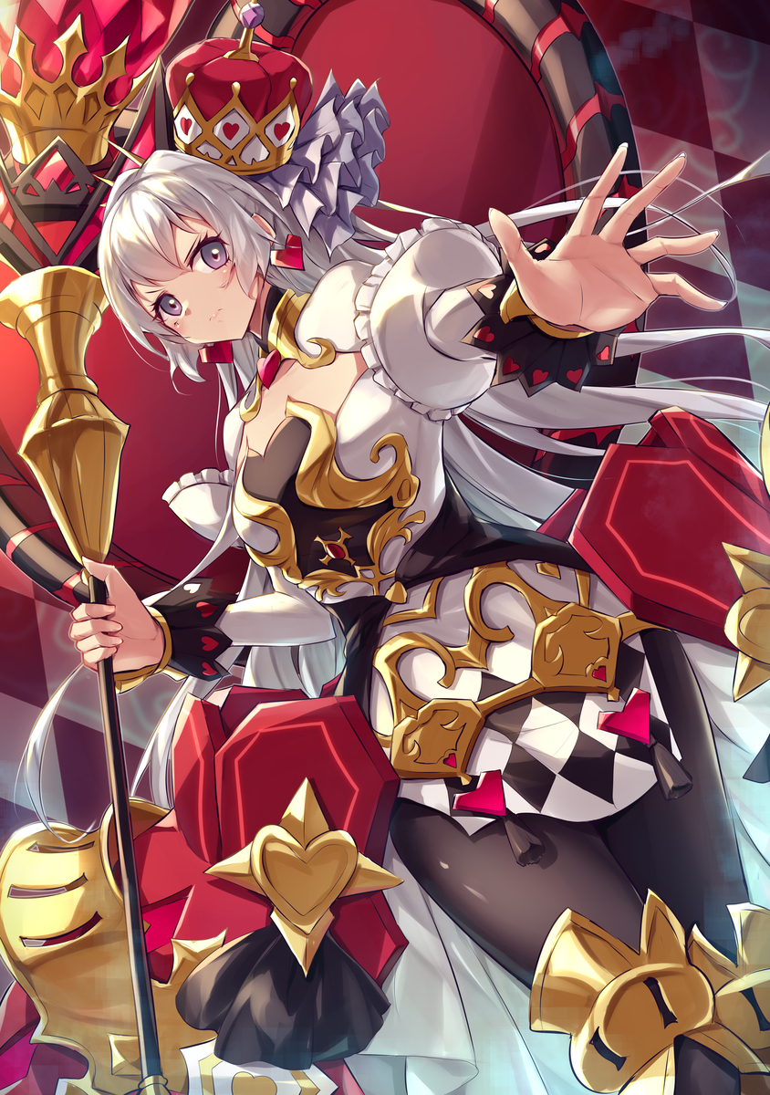 This is a pixiv picture whose title is 女王.
