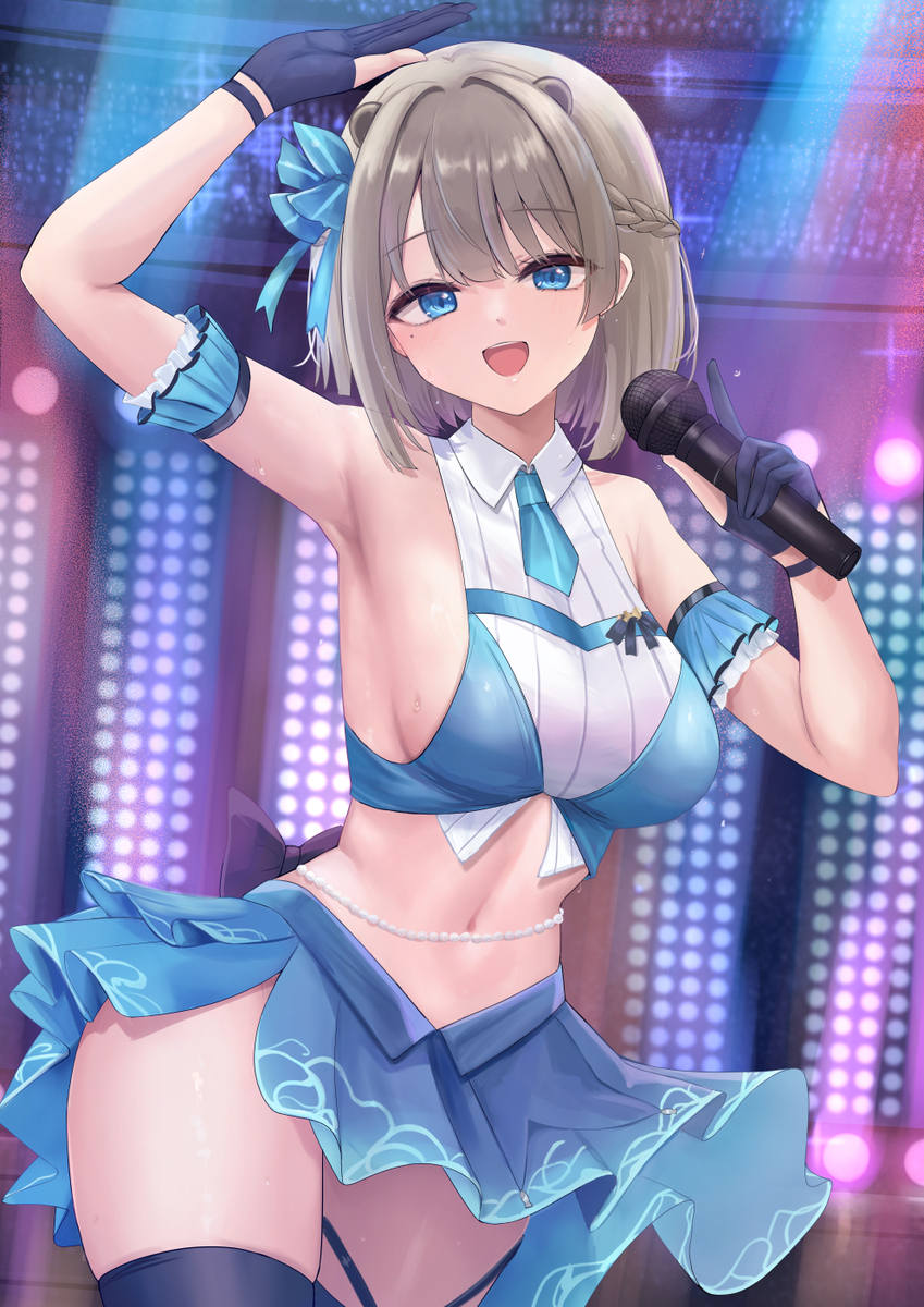 This is a pixiv picture whose title is IDOL露恰.