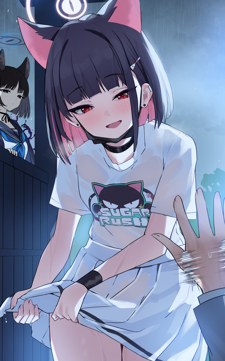 This is a pixiv picture whose title is 濡れちゃった・・・♡.