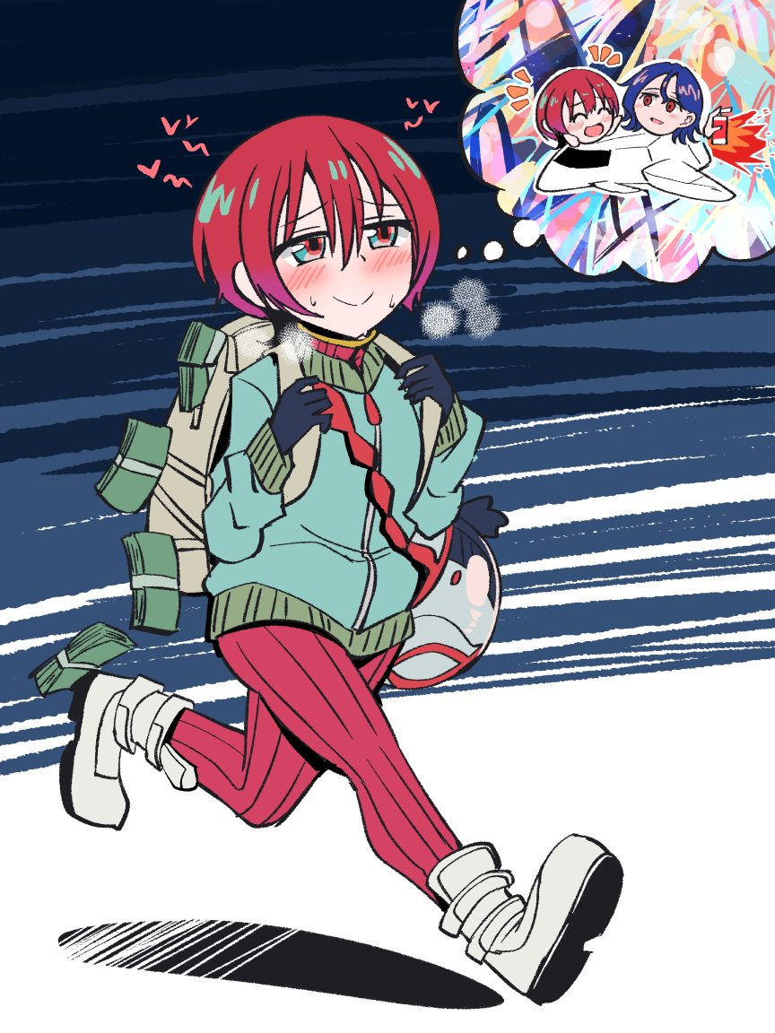 This is a pixiv picture whose title is 好きピ❤のために金を盗むマチュ.