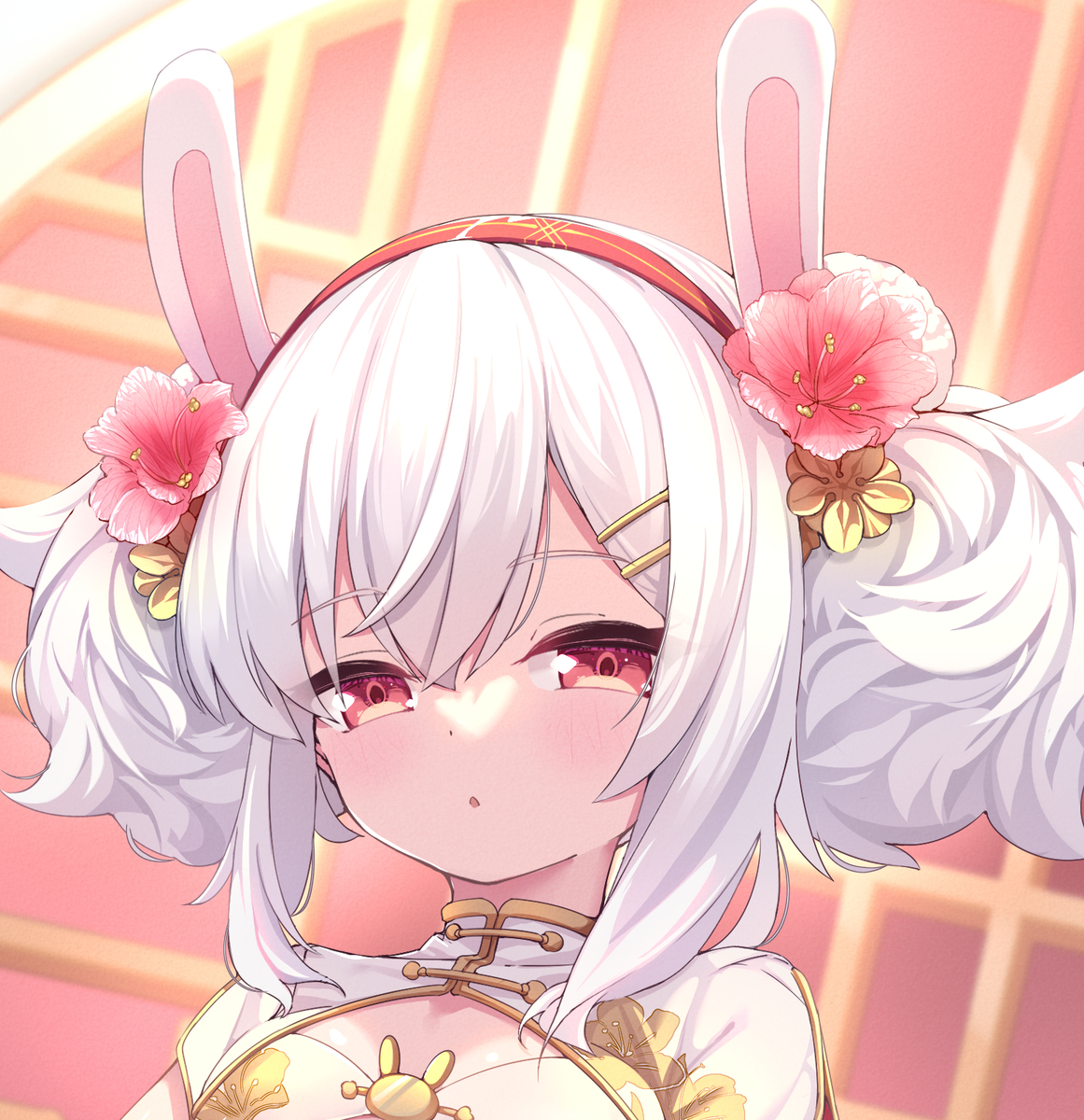 This is a pixiv picture whose title is 旗袍拉菲~.