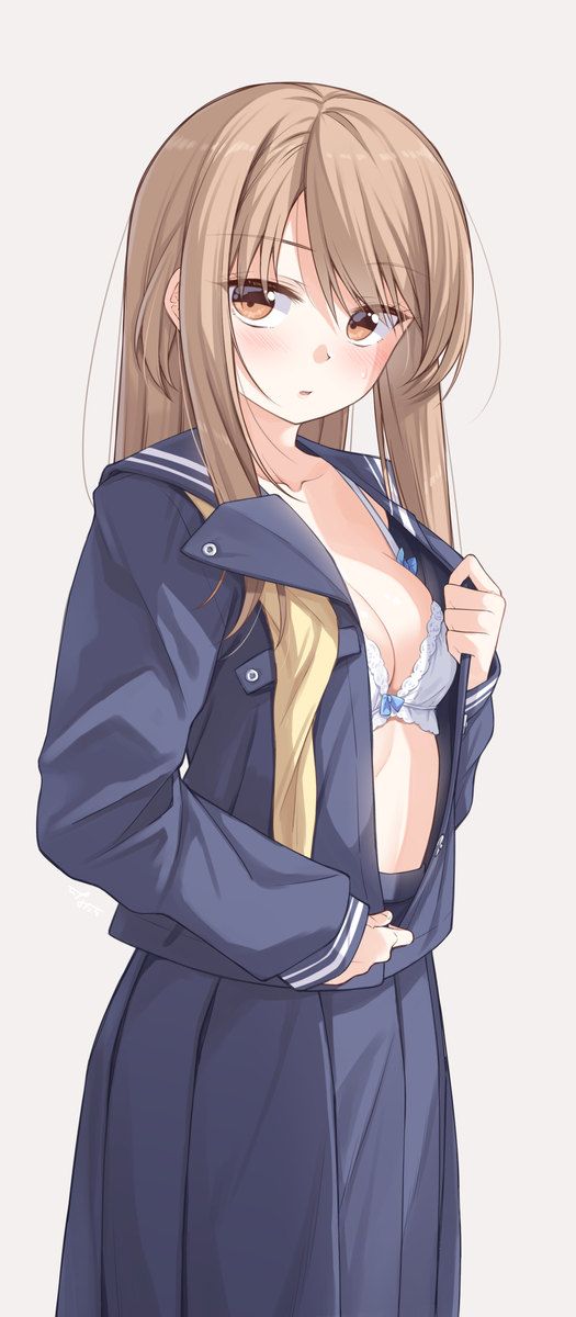 This is a pixiv picture whose title is 「……あっ」.