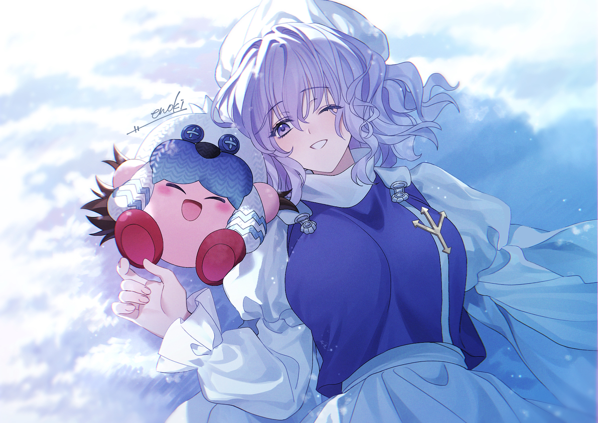 This is a pixiv picture whose title is 桃玉in秋冬.