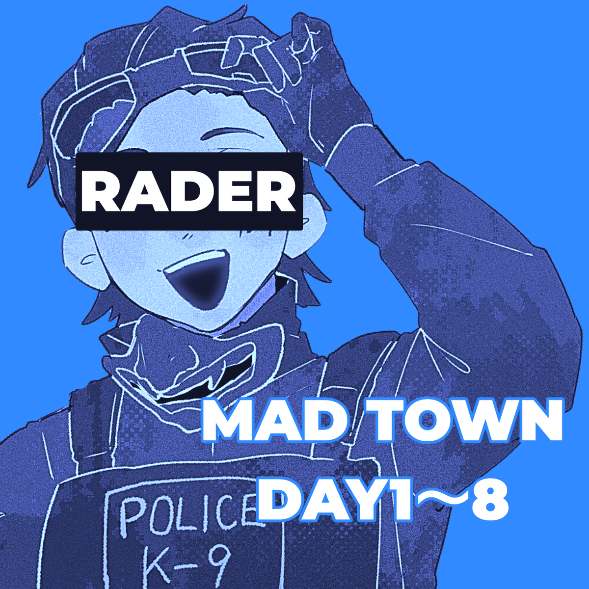 This is a pixiv picture whose title is MADTOWN with RADER ①.