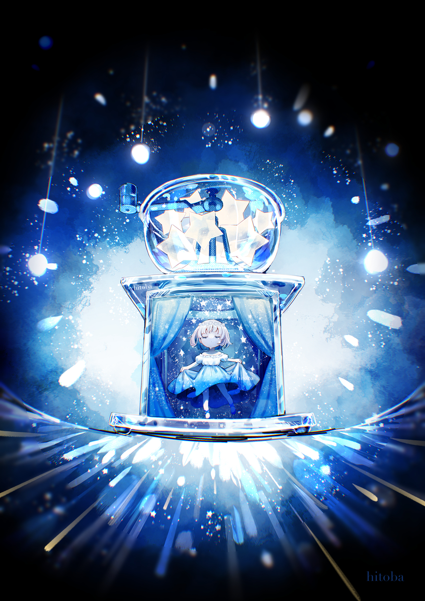 This is a pixiv picture whose title is ー星屑と踊るー.