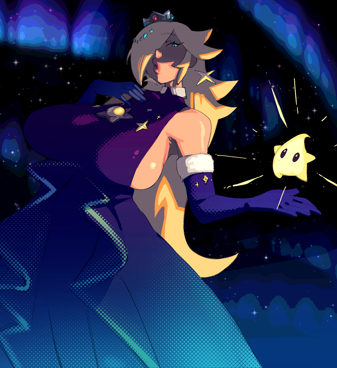 This is a pixiv picture whose title is rosalina.