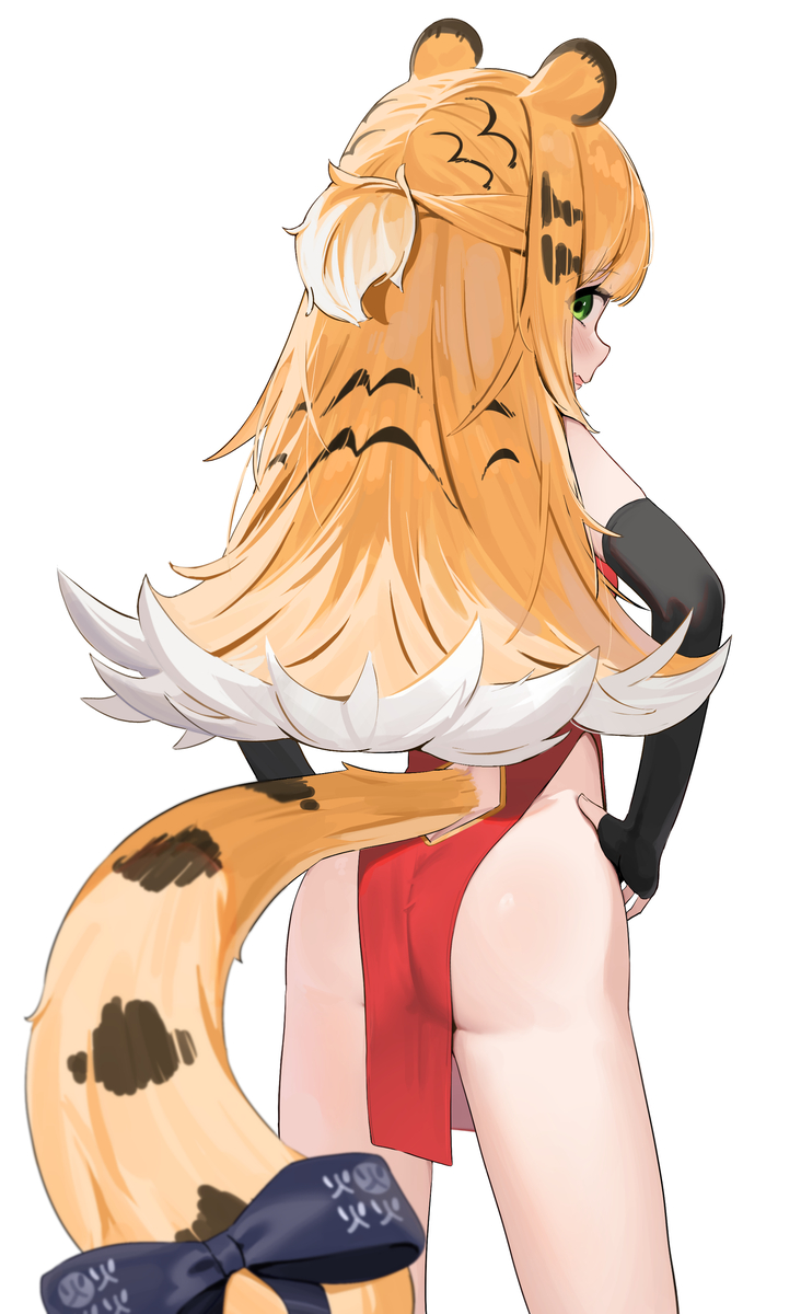 This is a pixiv picture whose title is 橘福福🐯.
