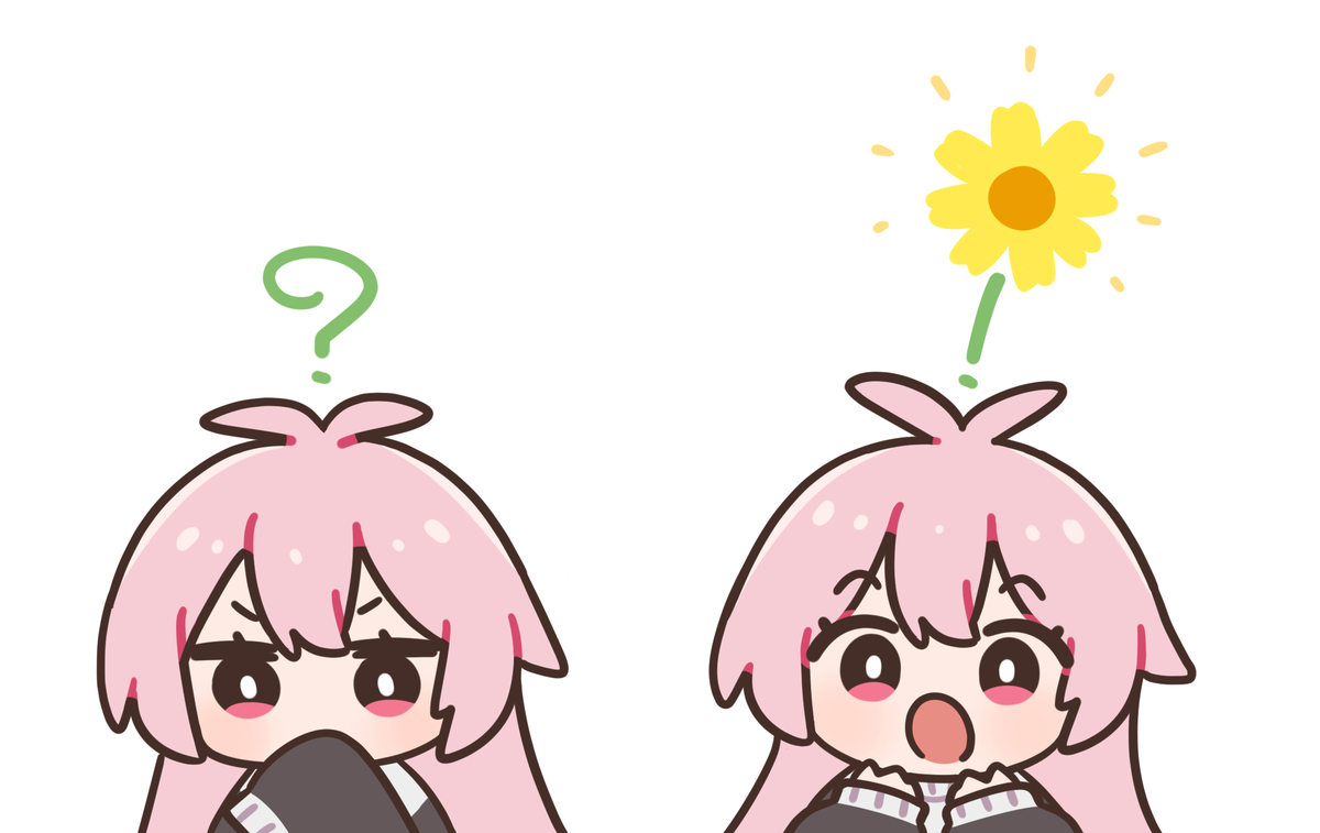 This is a pixiv picture whose title is interrobang.