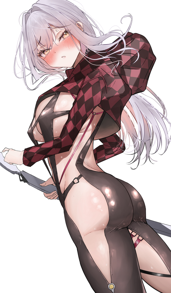 This is a pixiv picture whose title is 紅蓮🤍❤️.