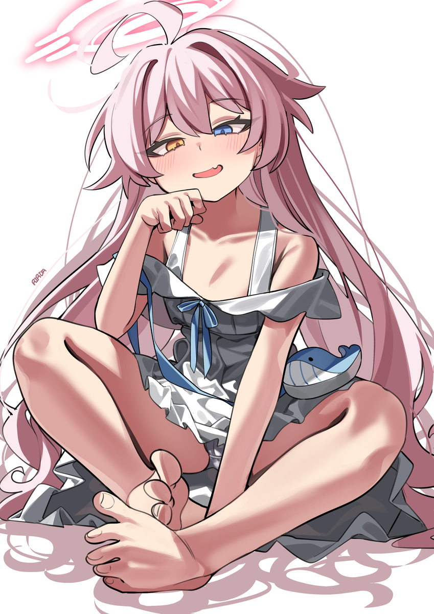 This is a pixiv picture whose title is 조신한 호시노.