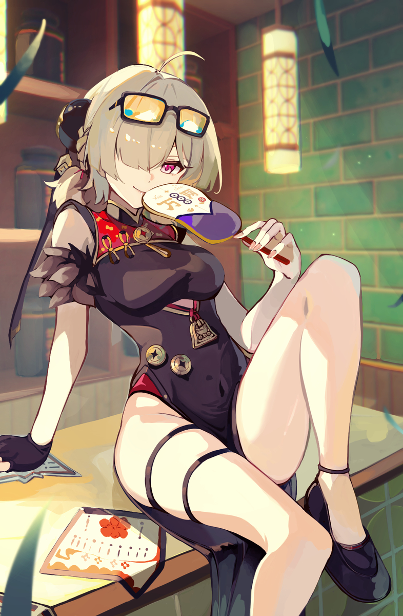 This is a pixiv picture whose title is 紅豆.