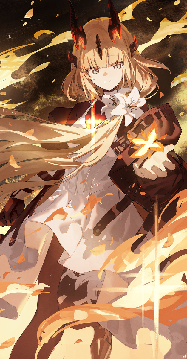 This is a pixiv picture whose title is Day068_焰影苇草.
