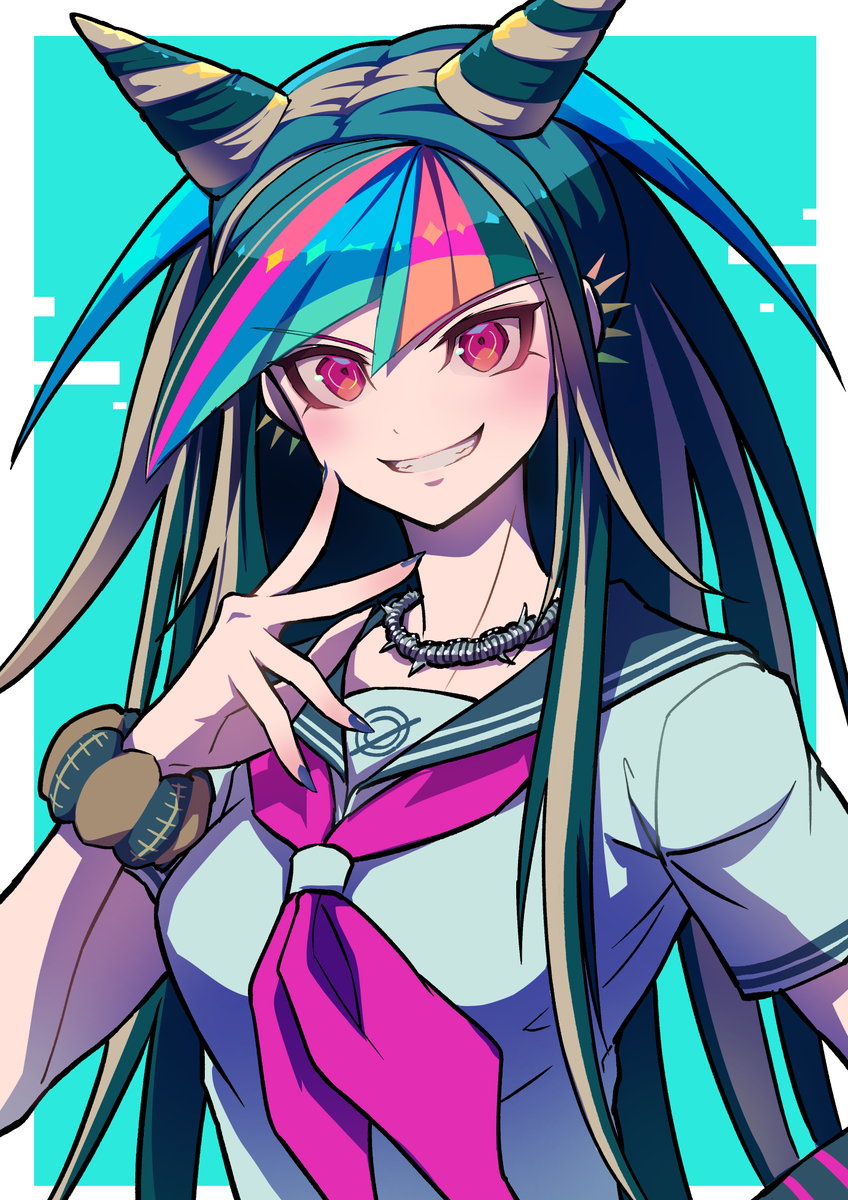 This is a pixiv picture whose title is ロンパログ.