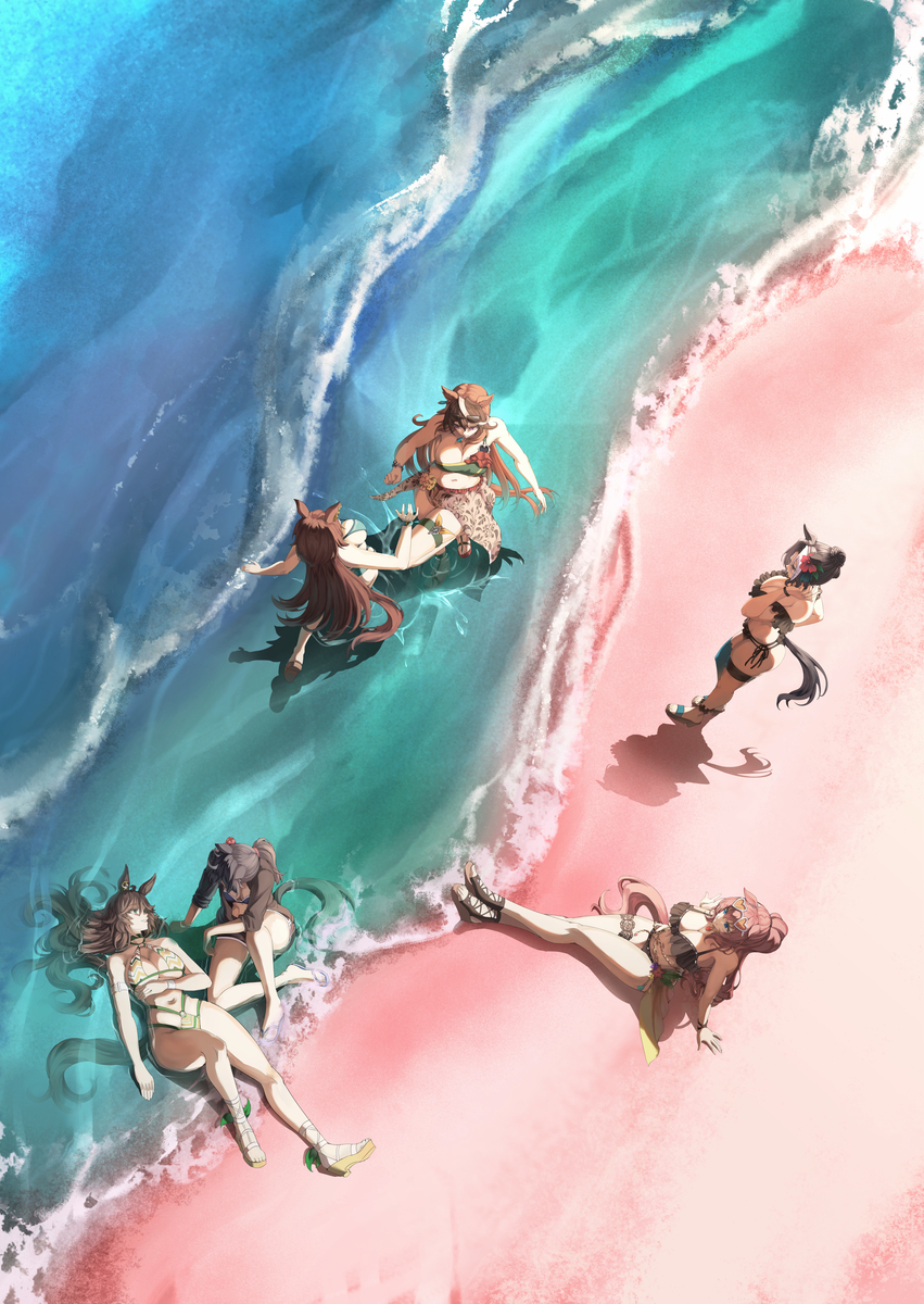 This is a pixiv picture whose title is CB and co.  in Indonesia.