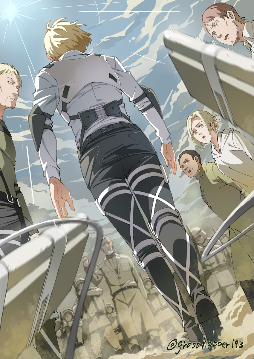 This is a pixiv picture whose title is 背中.