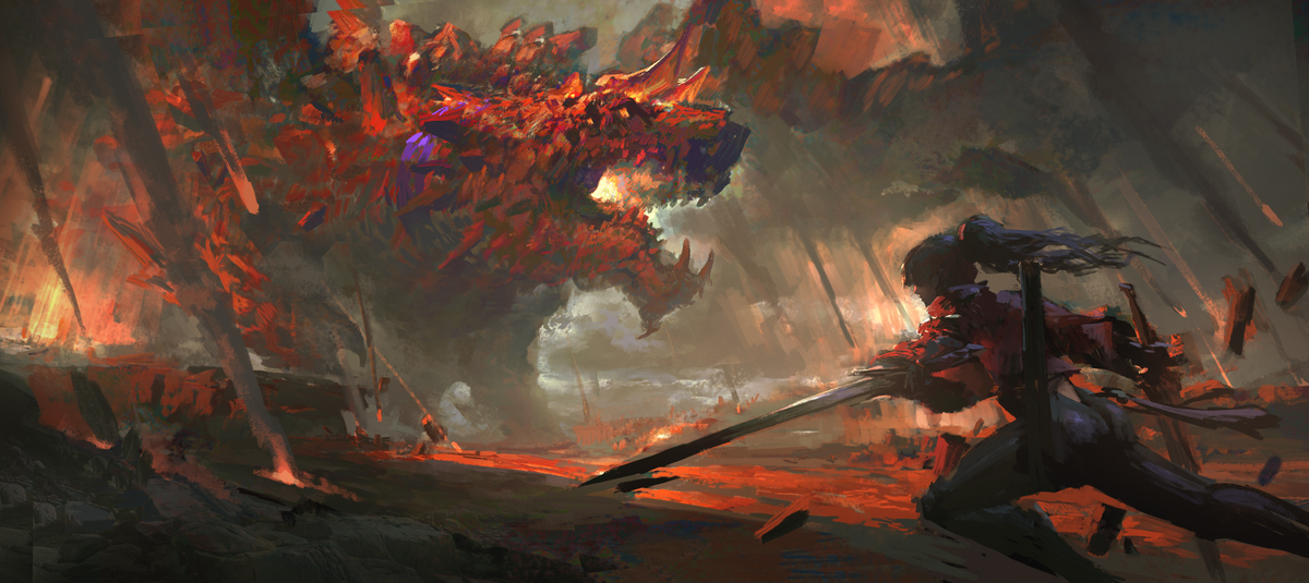This is a pixiv picture whose title is 为这个世界敲响丧钟！！“重生之龙·犽戎”【改造泰拉瑞亚】.