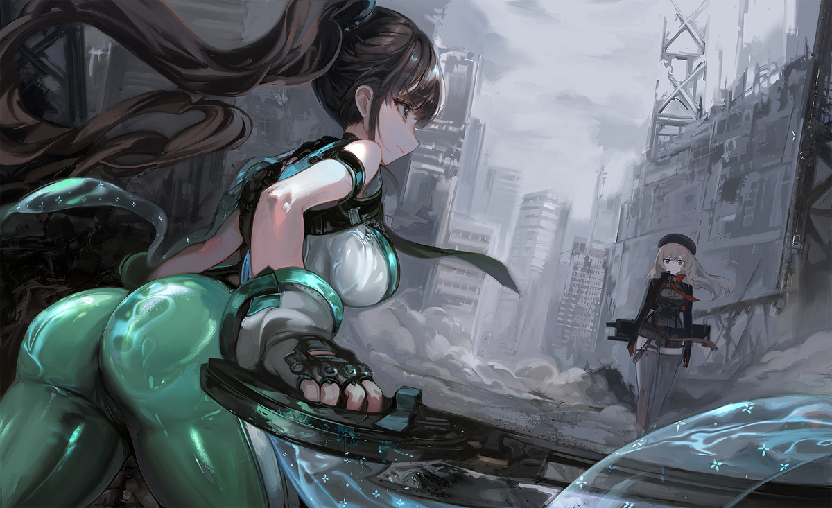 This is a pixiv picture whose title is NIKKExStellarBlade.
