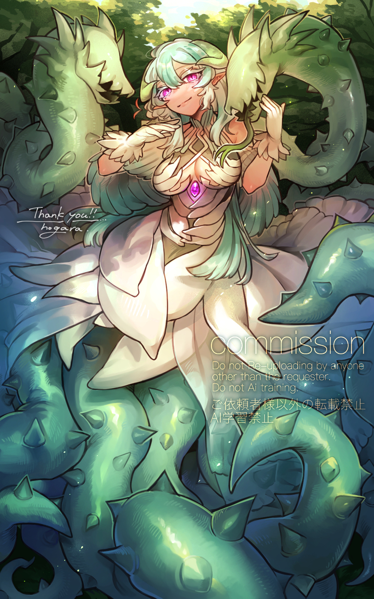 This is a pixiv picture whose title is 【Skeb】ご依頼者様OCさん🌱.