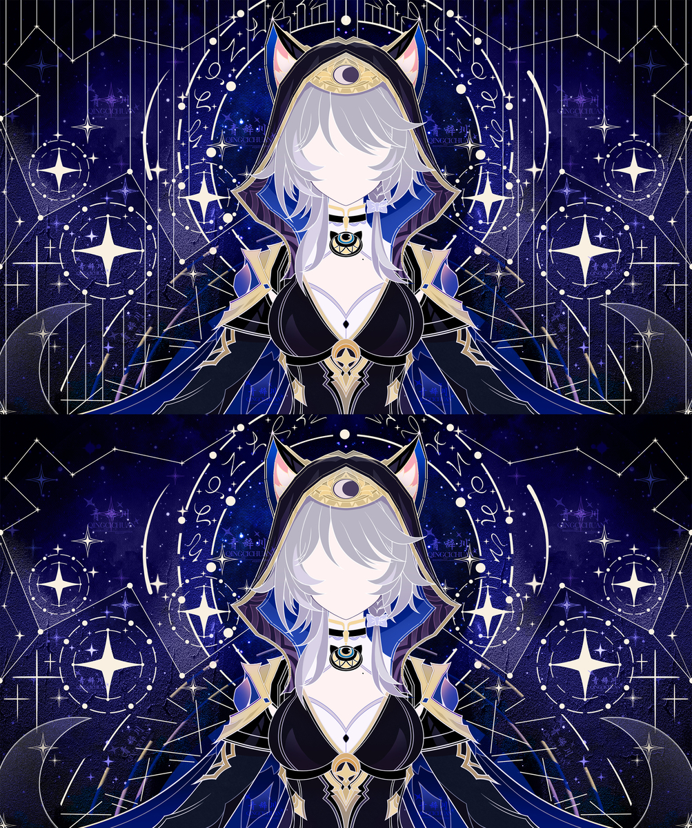 This is a pixiv picture whose title is 【サフェル】夜に星を見て.