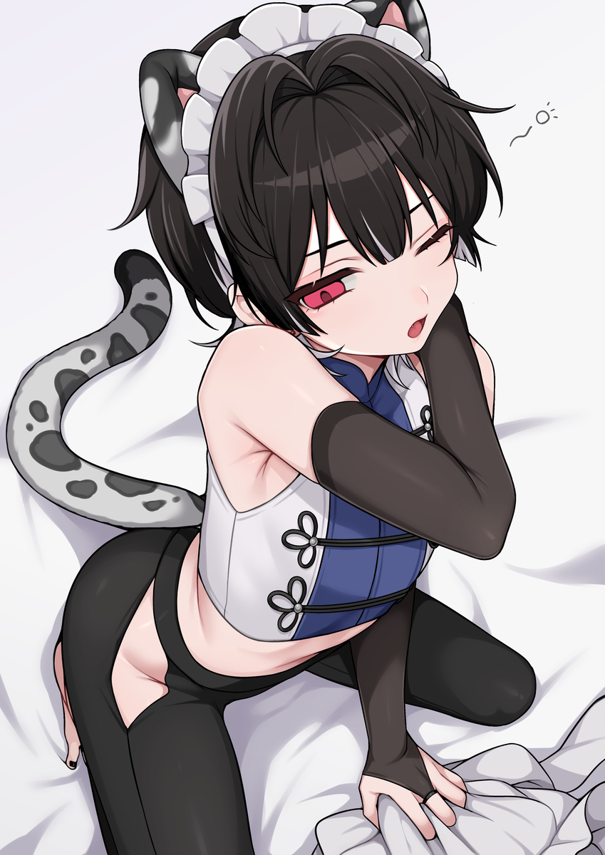 This is a pixiv picture whose title is メイド♂Day36.