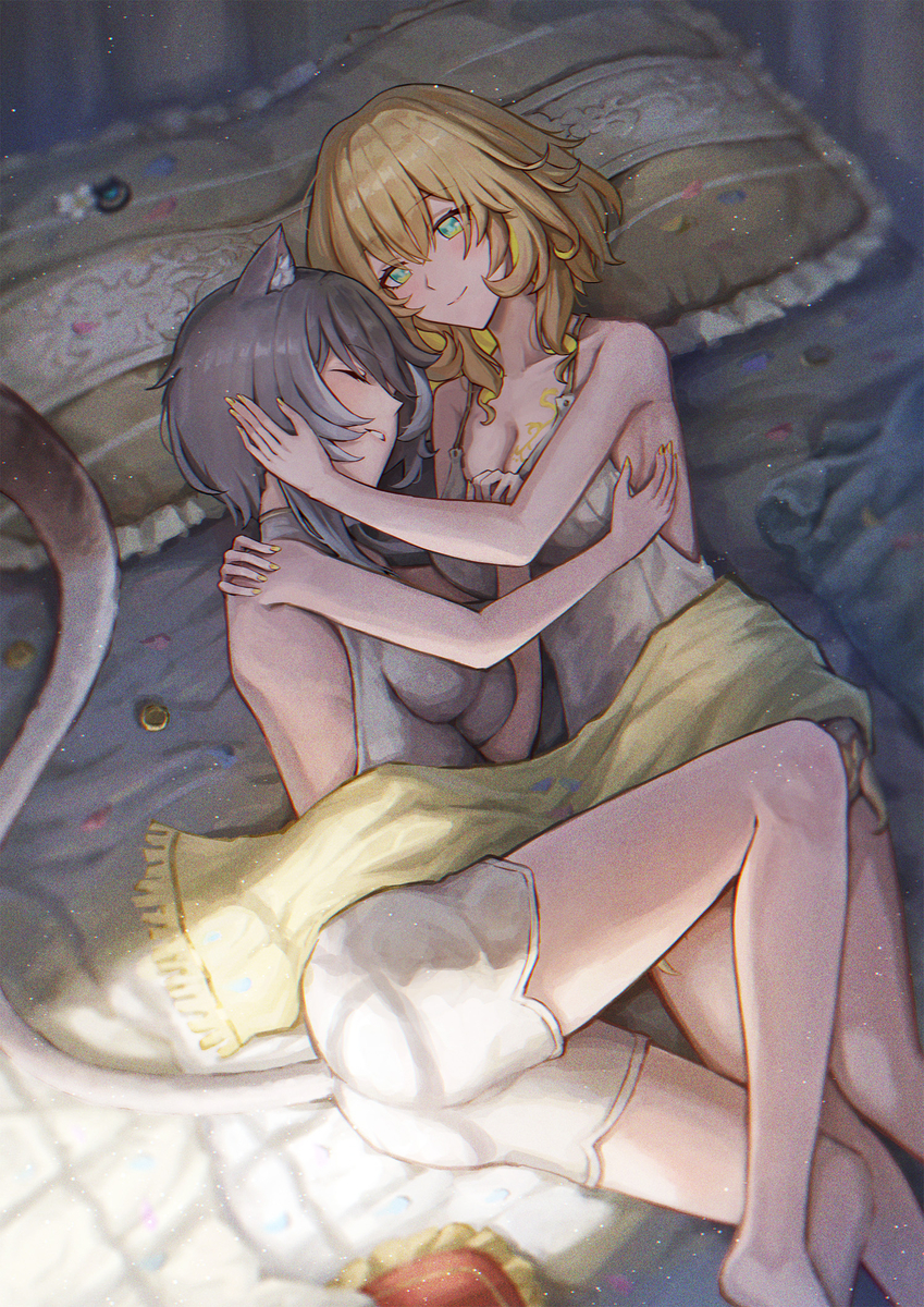 This is a pixiv picture whose title is 日はまた昇る.