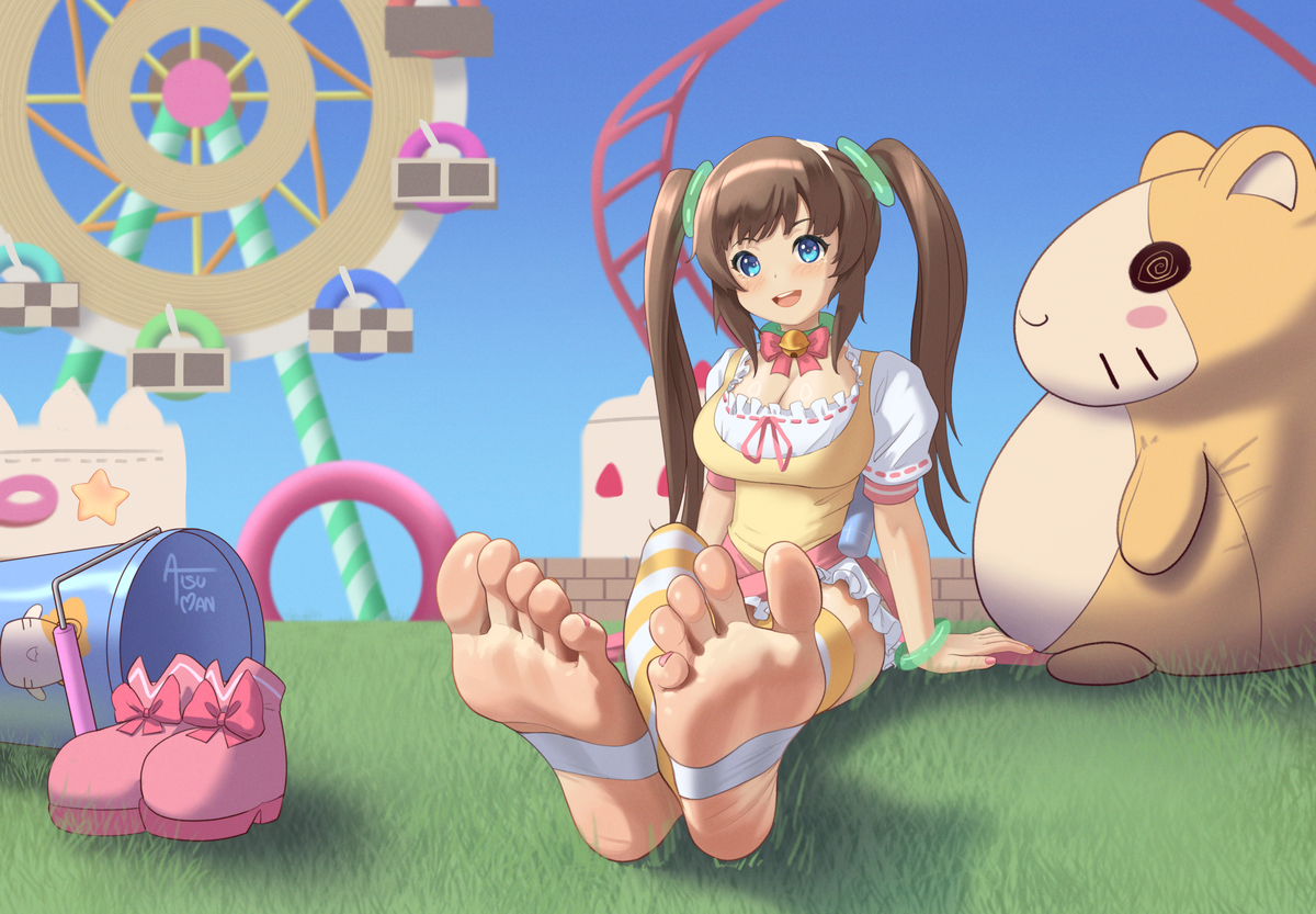 This is a pixiv picture whose title is Minori, Senran Kagura Commission.