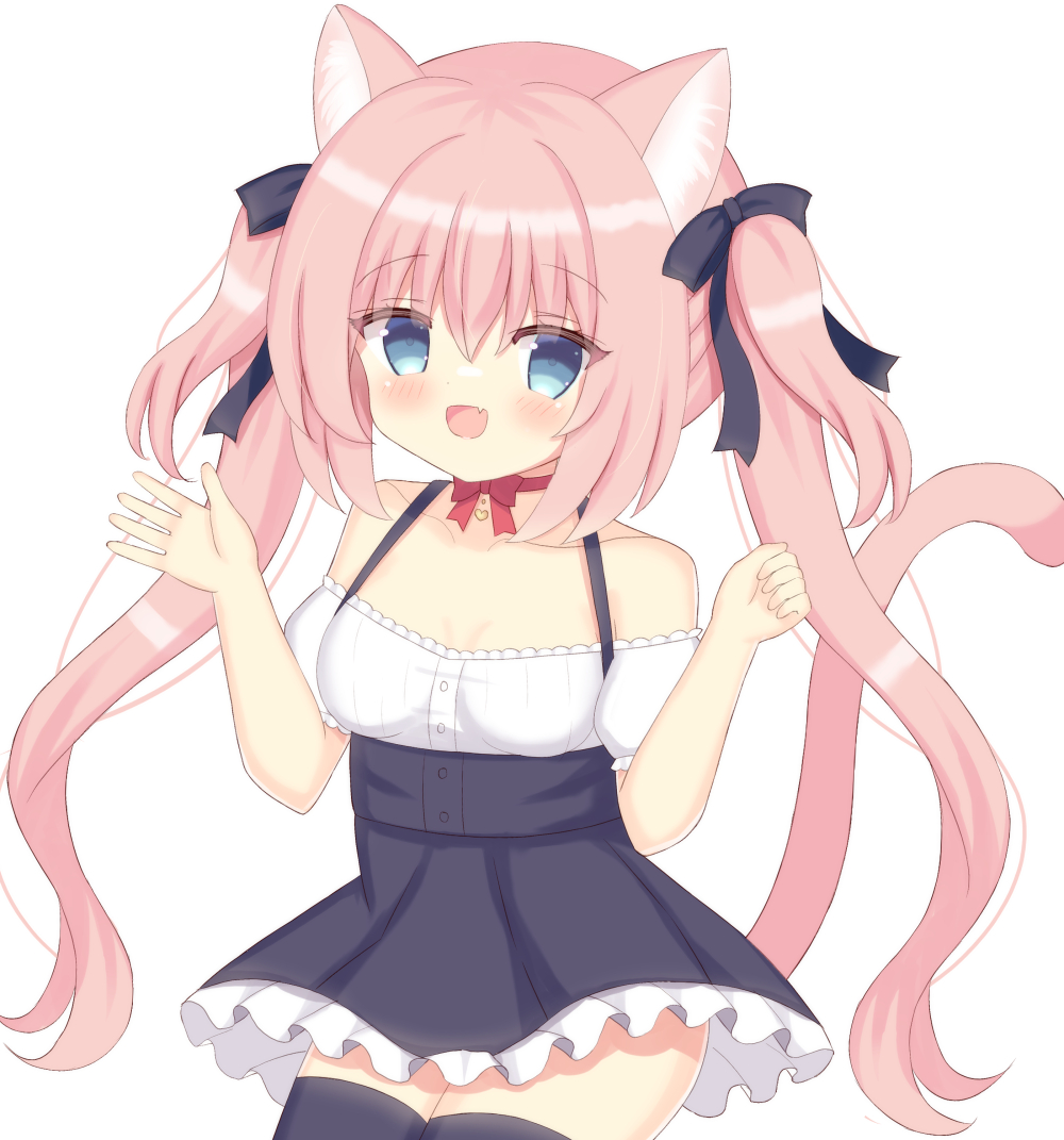 This is a pixiv picture whose title is 🐱💖.