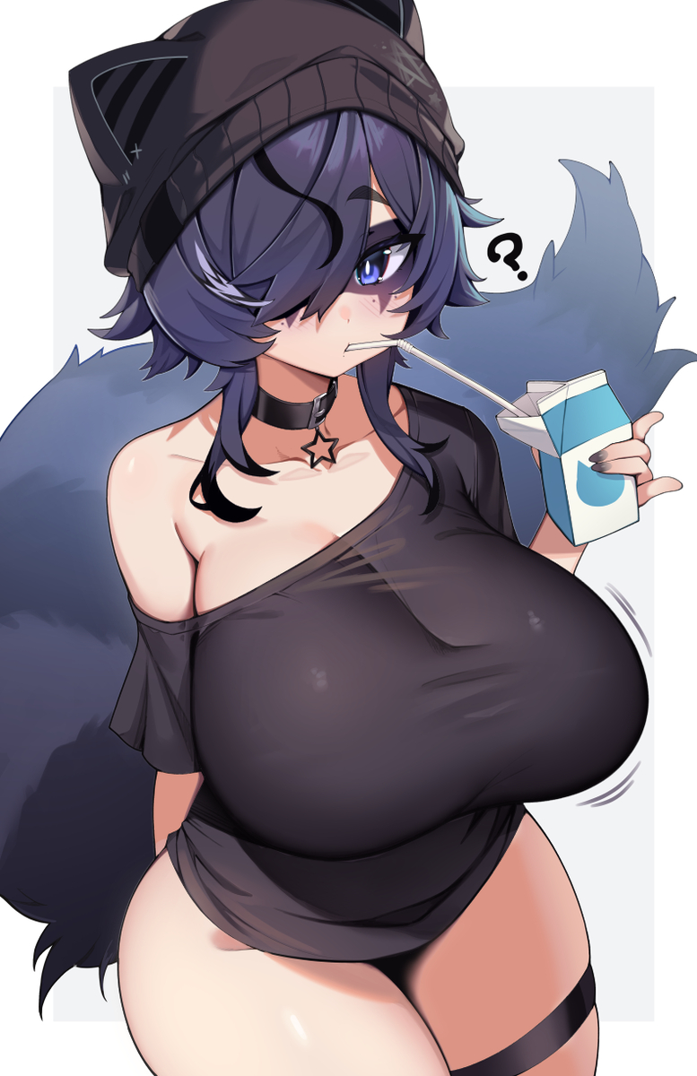 This is a pixiv picture whose title is Snuffy Milk.
