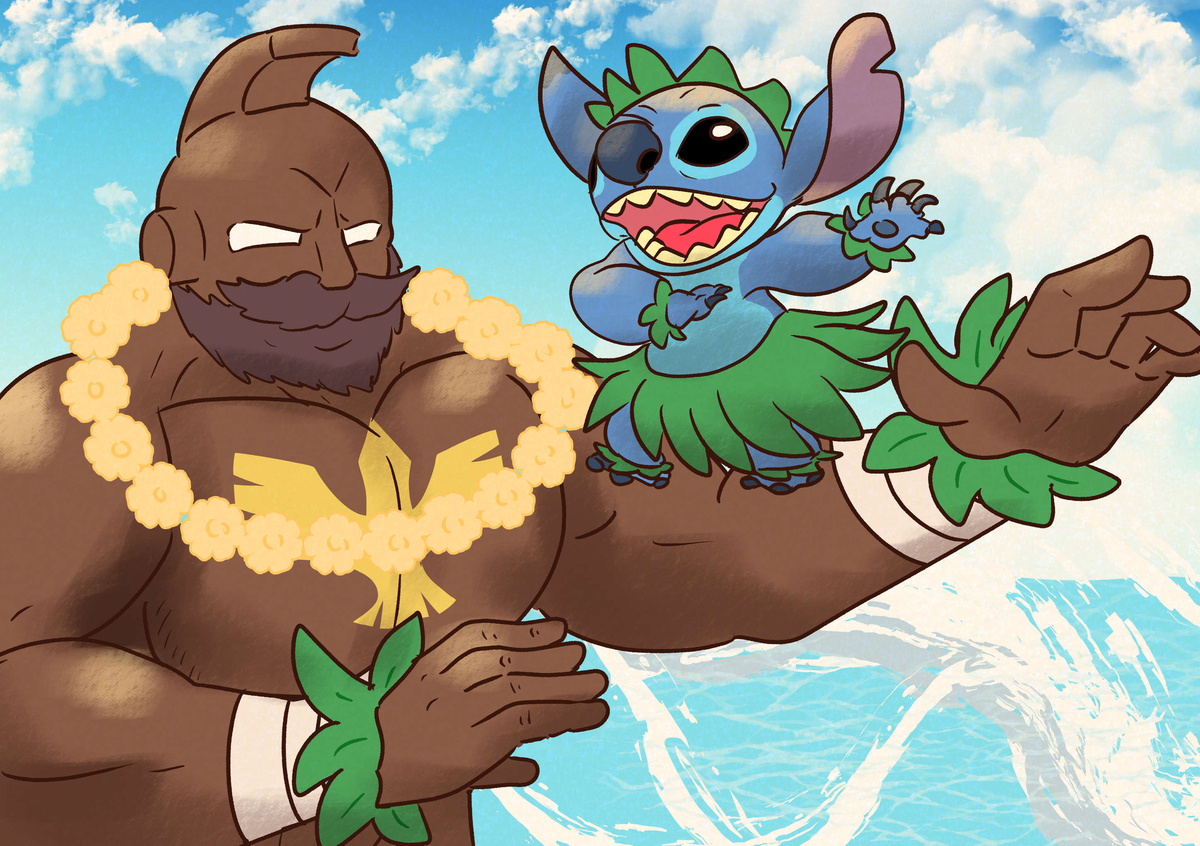 This is a pixiv picture whose title is He Mele No Lilo.