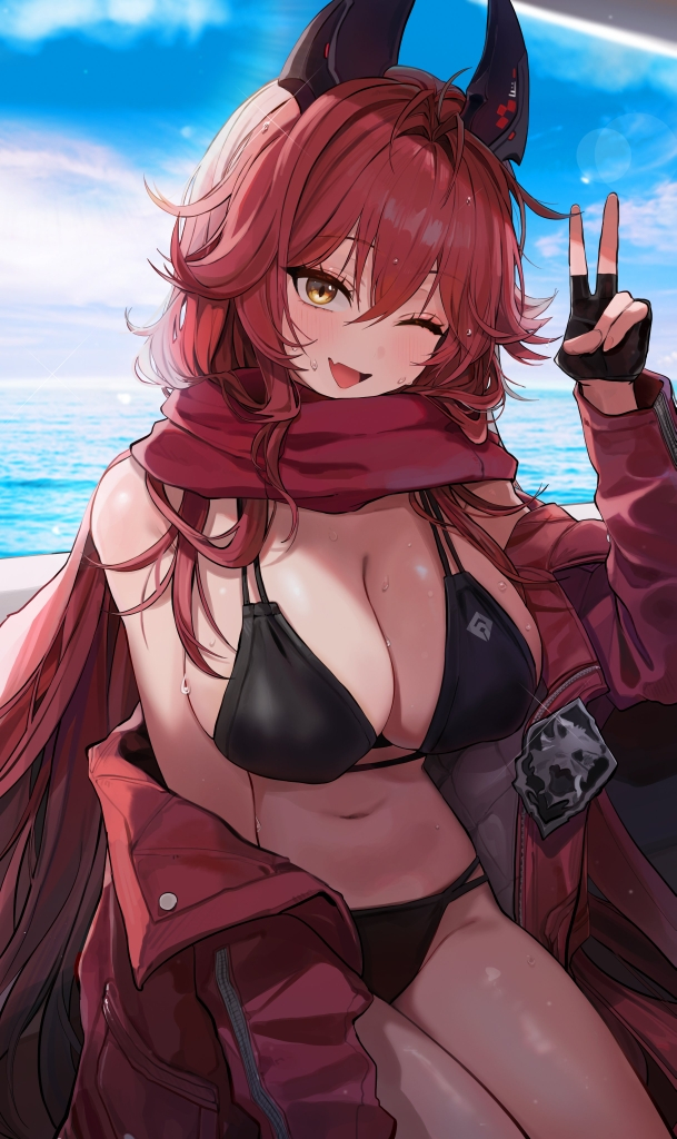 This is a pixiv picture whose title is レッドフード🏄‍♀️.